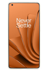 Nomfy Hoesje Geschikt voor OnePlus 10 Pro Hoesje Siliconen Cover Case Met Screenprotector - Hoes Geschikt voor OnePlus 10 Pro Hoes Back Case - Wit