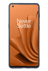 Nomfy Hoesje Geschikt voor OnePlus 10 Pro Hoesje Siliconen Cover Case Met 2x Screenprotector - Hoes Geschikt voor OnePlus 10 Pro Hoes Back Case - Donkerblauw