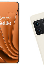 Nomfy Hoesje Geschikt voor OnePlus 10 Pro Hoesje Siliconen Cover Case Met 2x Screenprotector - Hoes Geschikt voor OnePlus 10 Pro Hoes Back Case - Wit