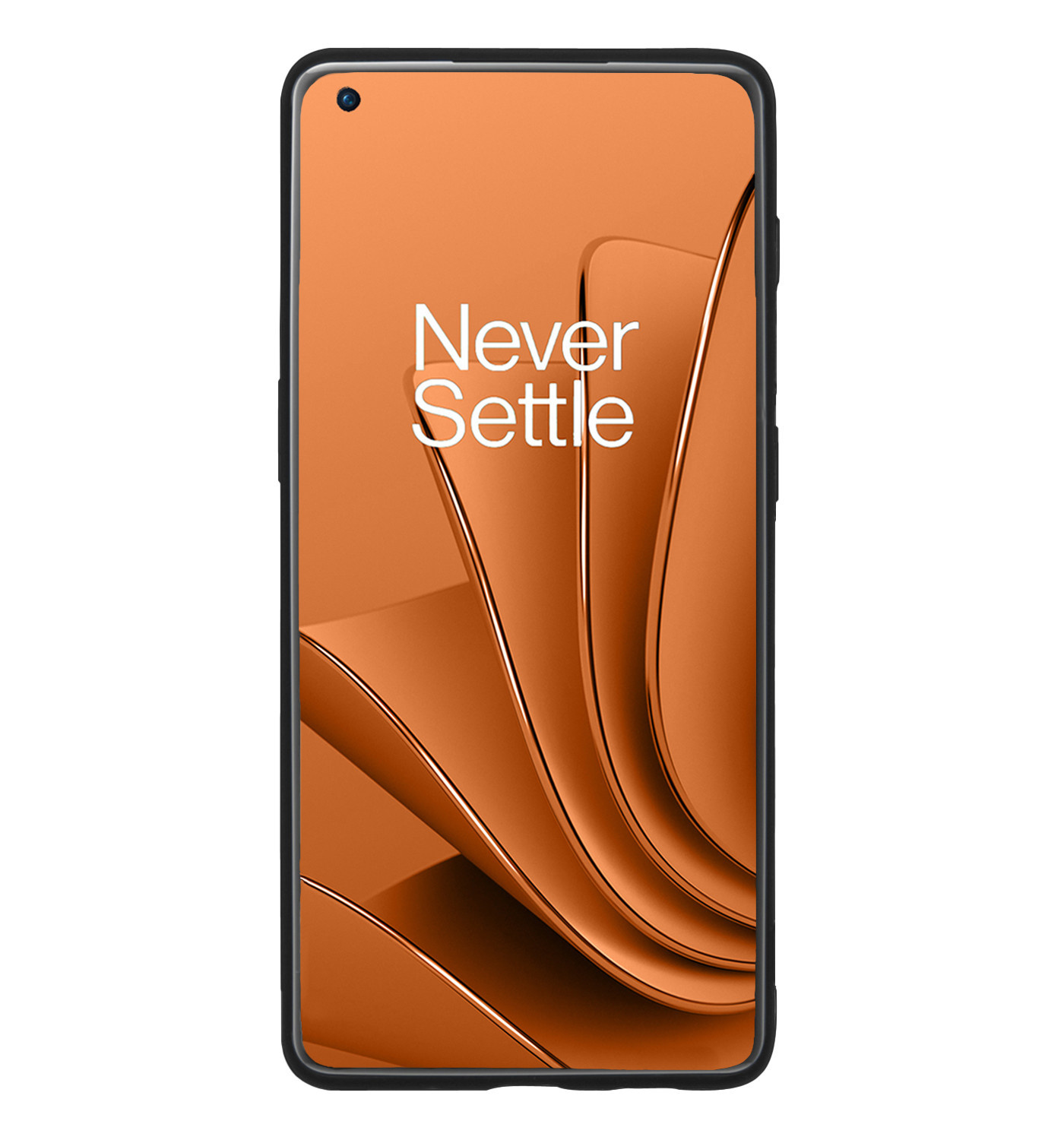 Nomfy Hoesje Geschikt voor OnePlus 10 Pro Hoesje Siliconen Cover Case Met 2x Screenprotector - Hoes Geschikt voor OnePlus 10 Pro Hoes Back Case - Zwart