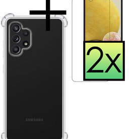 NoXx NoXx Samsung Galaxy A13 4G Hoesje Shockproof Met 2x Screenprotector