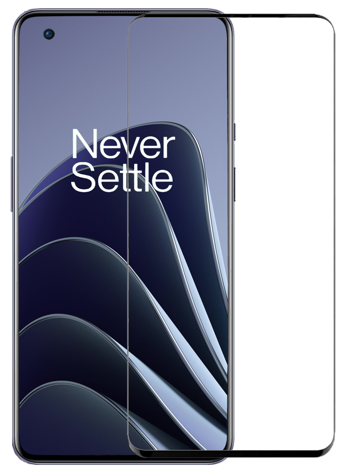 BASEY. Screenprotector Geschikt voor OnePlus 10 Pro Screenprotector Beschermglas Full Cover - Screenprotector Geschikt voor OnePlus 10 Pro Screen Protector Full Cover