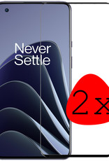 BASEY. Screenprotector Geschikt voor OnePlus 10 Pro Screenprotector Beschermglas Full Cover - Screenprotector Geschikt voor OnePlus 10 Pro Screen Protector Full Cover - 2 Stuks