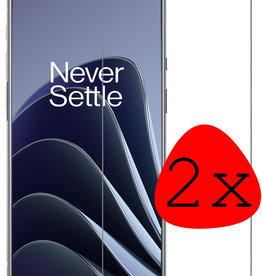 BASEY. OnePlus 10 Pro Screenprotector Glas Full Cover - 2 PACK