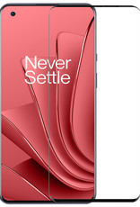 NoXx Screenprotector Geschikt voor OnePlus 10 Pro Screenprotector Tempered Glass Gehard Glas Full Cover
