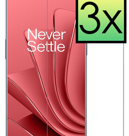 NoXx NoXx OnePlus 10 Pro Screenprotector Glas Full Cover - 3 PACK