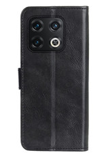 BASEY. OnePlus 10 Pro Hoesje Bookcase - OnePlus 10 Pro Hoes Flip Case Book Cover - OnePlus 10 Pro Hoes Book Case Zwart