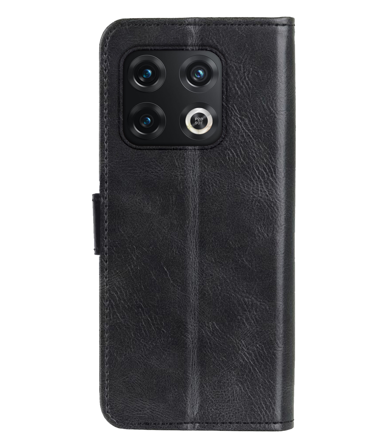 BASEY. Hoes Geschikt voor OnePlus 10 Pro Hoesje Bookcase Hoes Flip Case Book Cover - Hoesje Geschikt voor OnePlus 10 Pro Hoes Book Case Hoesje - Zwart