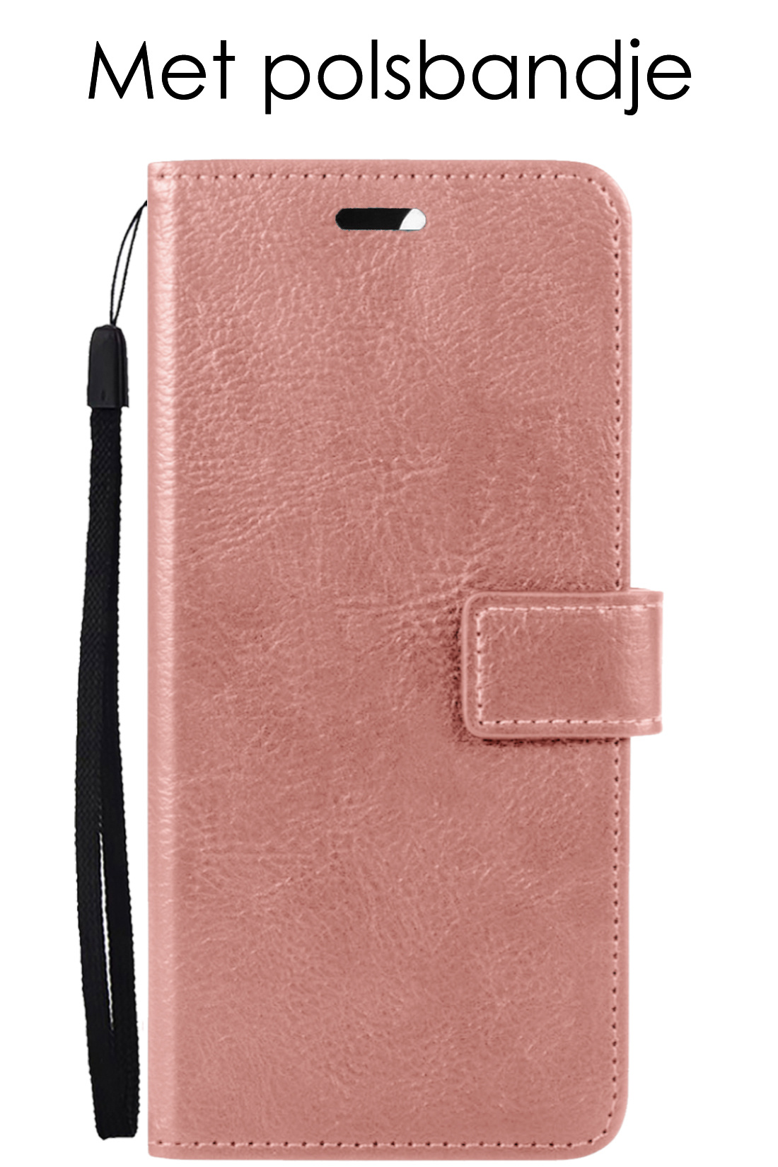 NoXx OnePlus 10 Pro Hoesje Bookcase Flip Cover Book Case - Rosé Goud