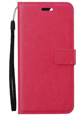Nomfy OnePlus 10 Pro Hoes Bookcase Donker Roze - Flipcase Donker Roze - OnePlus 10 Pro Book Cover - OnePlus 10 Pro Hoesje Donker Roze