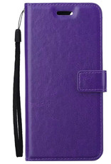 Nomfy Hoesje Geschikt voor OnePlus 10 Pro Hoes Bookcase Flipcase Book Cover - Hoes Geschikt voor OnePlus 10 Pro Hoesje Book Case - Paars