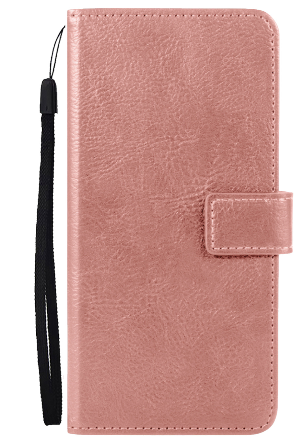 Nomfy Hoesje Geschikt voor OnePlus 10 Pro Hoes Bookcase Flipcase Book Cover - Hoes Geschikt voor OnePlus 10 Pro Hoesje Book Case - Rosé goud