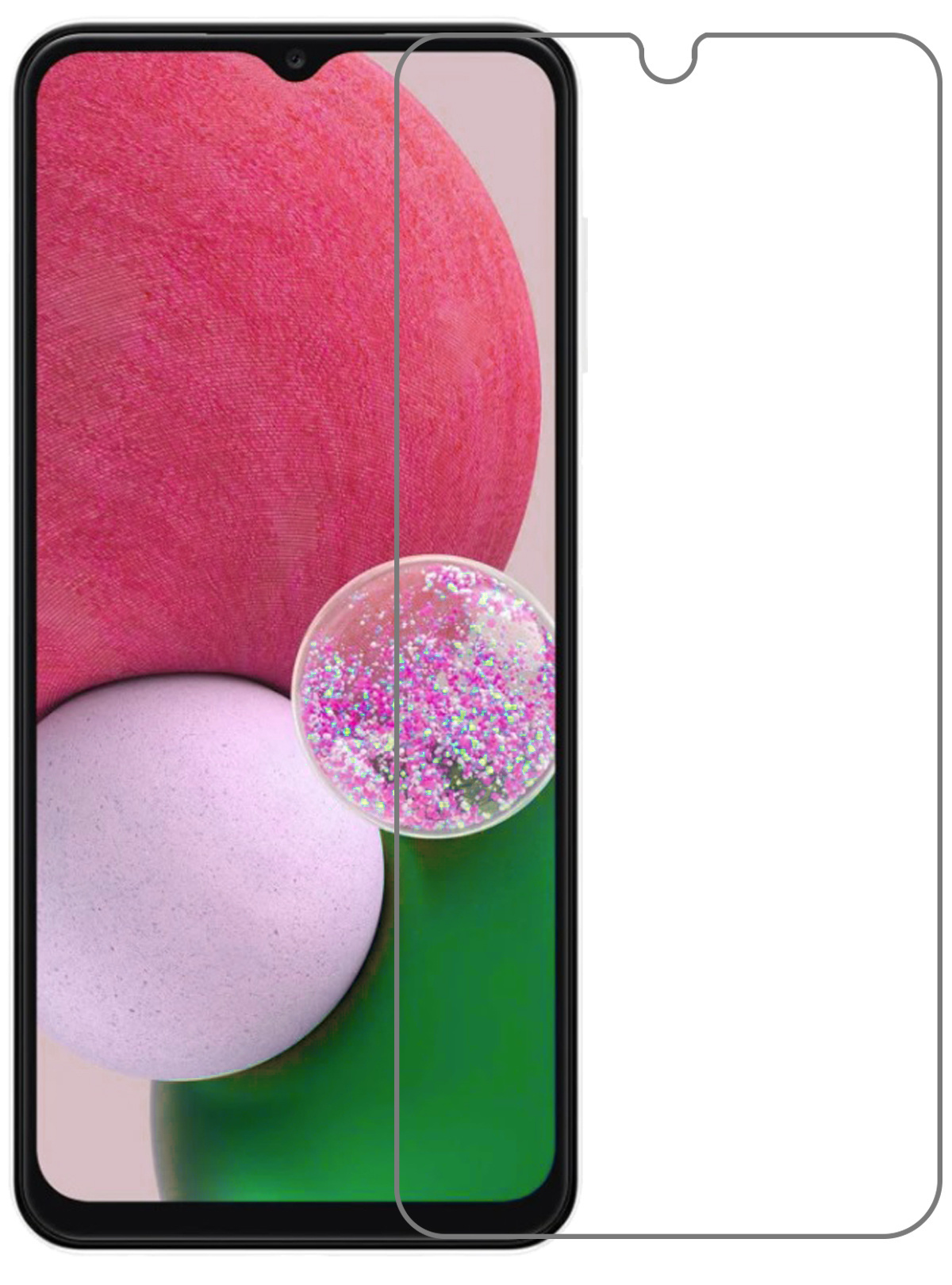 BASEY. Screenprotector Geschikt voor Samsung A13 5G Screenprotector Tempered Glass - Screenprotector Geschikt voor Samsung Galaxy A13 5G Beschermglas Screen Protector Glas