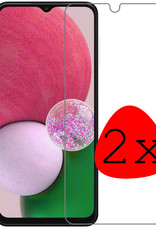 BASEY. Screenprotector Geschikt voor Samsung A13 5G Screenprotector Tempered Glass - Screenprotector Geschikt voor Samsung Galaxy A13 5G Beschermglas Screen Protector Glas - 2 Stuks