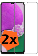 Nomfy Screenprotector Geschikt voor Samsung A13 5G Screenprotector Bescherm Glas Tempered Glass - Screenprotector Geschikt voor Samsung Galaxy A13 5G Screen Protector - 2 PACK