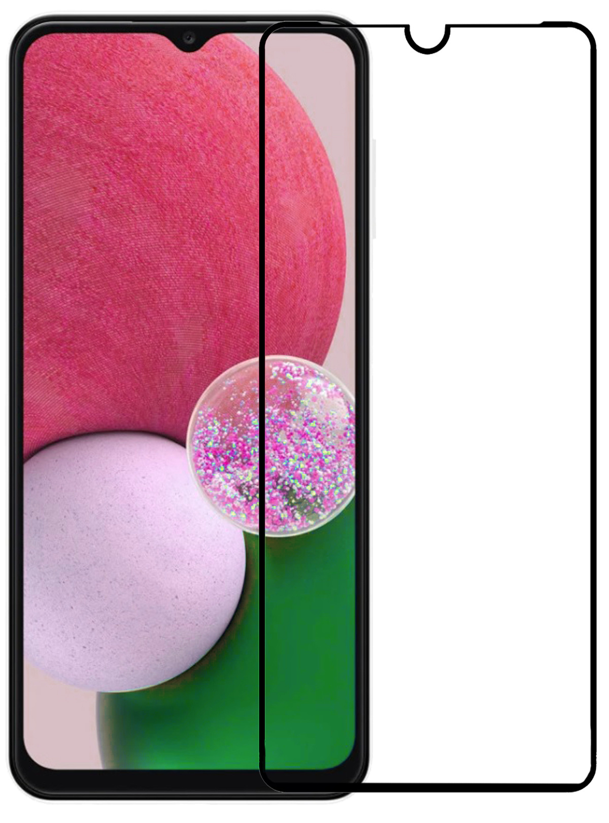 BASEY. Screenprotector Geschikt voor Samsung A13 5G Screenprotector Beschermglas Full Cover - Screenprotector Geschikt voor Samsung Galaxy A13 5G Screen Protector Full Cover