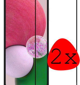 BASEY. BASEY. Samsung Galaxy A13 5G Screenprotector Glas Full Cover - 2 PACK