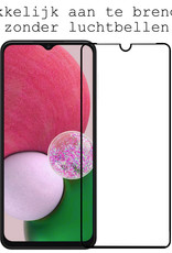 BASEY. Screenprotector Geschikt voor Samsung A13 5G Screenprotector Beschermglas Full Cover - Screenprotector Geschikt voor Samsung Galaxy A13 5G Screen Protector Full Cover - 2 Stuks