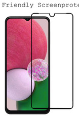 BASEY. Screenprotector Geschikt voor Samsung A13 5G Screenprotector Beschermglas Full Cover - Screenprotector Geschikt voor Samsung Galaxy A13 5G Screen Protector Full Cover - 2 Stuks