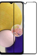 NoXx Samsung Galaxy A13 5G Screenprotector Bescherm Glas Gehard Full Cover - Samsung A13 5G Screen Protector 3D Tempered Glass