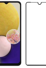 NoXx Screenprotector Geschikt voor Samsung A13 5G Screenprotector Tempered Glass Gehard Glas Full Cover - 2x