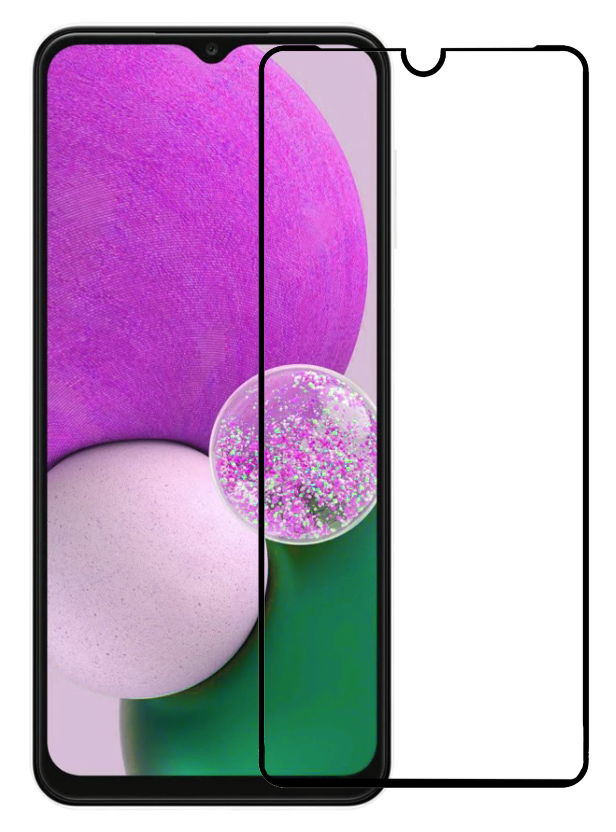 Nomfy Screenprotector Geschikt voor Samsung A13 5G Screenprotector Bescherm Glas - Screenprotector Geschikt voor Samsung Galaxy A13 5G Screen Protector Tempered Glass Full Screen Full Cover