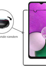 Nomfy Screenprotector Geschikt voor Samsung A13 5G Screenprotector Bescherm Glas - Screenprotector Geschikt voor Samsung Galaxy A13 5G Screen Protector Tempered Glass Full Screen Full Cover - 2 PACK