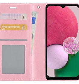 BASEY. BASEY. Samsung Galaxy A13 5G Hoesje Bookcase - Lichtroze