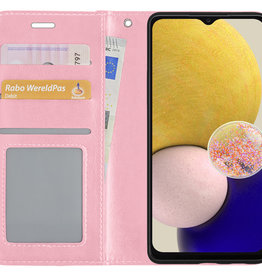 NoXx NoXx Samsung Galaxy A13 5G Hoesje Bookcase - Lichtroze