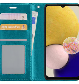 NoXx NoXx Samsung Galaxy A13 5G Hoesje Bookcase - Turquoise