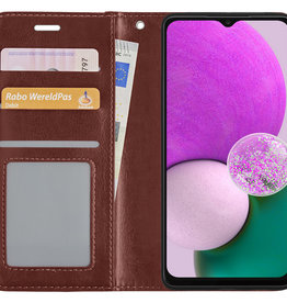 Nomfy Nomfy Samsung Galaxy A13 5G Hoesje Bookcase - Bruin