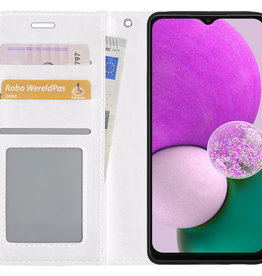 Nomfy Nomfy Samsung Galaxy A13 5G Hoesje Bookcase - Wit