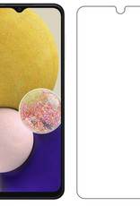 NoXx Samsung Galaxy A13 5G Hoesje Back Cover Siliconen Case Hoes Met Screenprotector - Lila