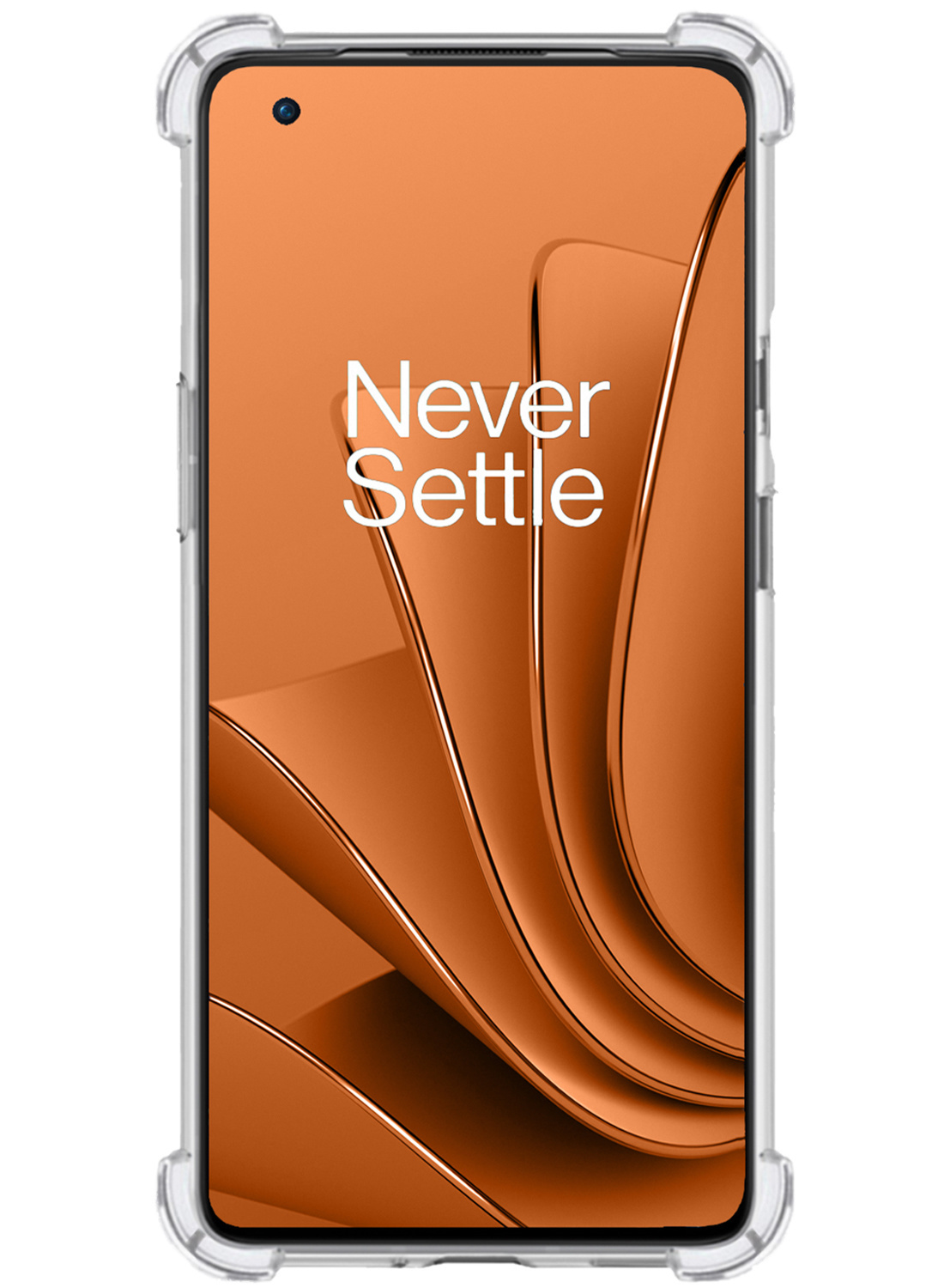 Nomfy Hoesje Geschikt voor OnePlus 10 Pro Hoesje Shock Proof Cover Case Shockproof Met Screenprotector - Hoes Geschikt voor OnePlus 10 Pro Hoes Siliconen Back Case - Transparant