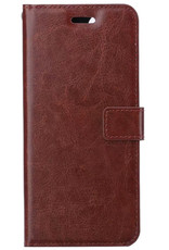 OnePlus 10 Pro Hoesje Bookcase Flip Cover Book Case Met 2x Screenprotector - Bruin