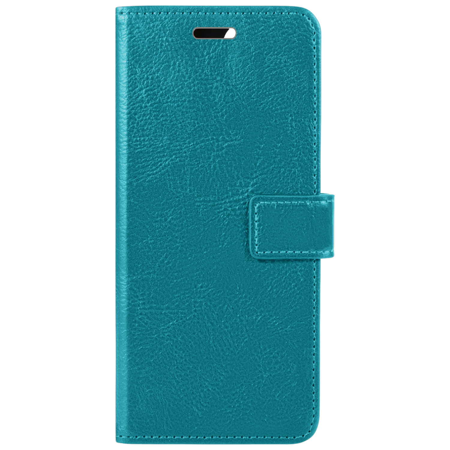NoXx Hoes Geschikt voor OnePlus 10 Pro Hoesje Book Case Hoes Flip Cover Wallet Bookcase Met 2x Screenprotector - Turquoise