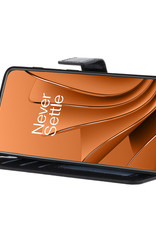 Nomfy Hoesje Geschikt voor OnePlus 10 Pro Hoes Bookcase Flipcase Book Cover Met Screenprotector - Hoes Geschikt voor OnePlus 10 Pro Hoesje Book Case - Zwart