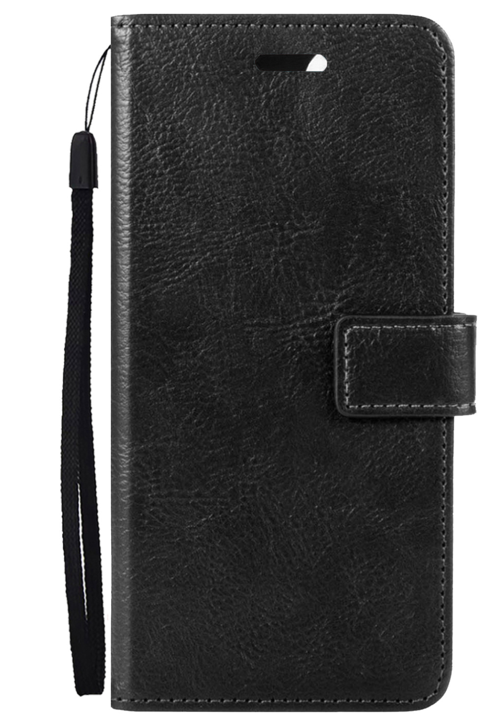Nomfy Hoesje Geschikt voor OnePlus 10 Pro Hoes Bookcase Flipcase Book Cover Met Screenprotector - Hoes Geschikt voor OnePlus 10 Pro Hoesje Book Case - Zwart