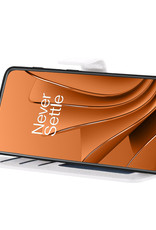 Nomfy Hoesje Geschikt voor OnePlus 10 Pro Hoes Bookcase Flipcase Book Cover Met 2x Screenprotector - Hoes Geschikt voor OnePlus 10 Pro Hoesje Book Case - Wit