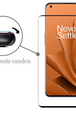 Nomfy Hoesje Geschikt voor OnePlus 10 Pro Hoesje Siliconen Cover Case Met Screenprotector - Hoes Geschikt voor OnePlus 10 Pro Hoes Back Case - Zwart