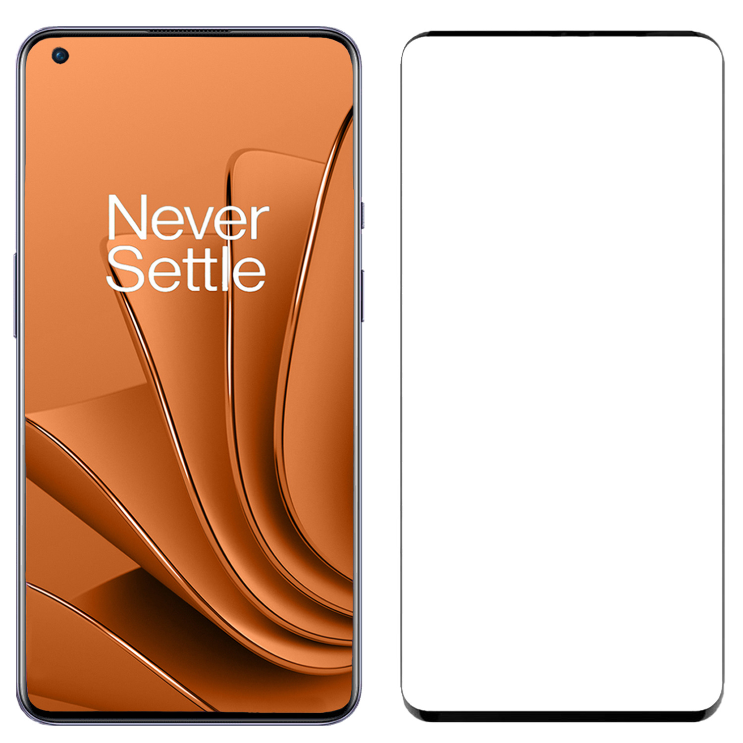 Nomfy Hoesje Geschikt voor OnePlus 10 Pro Hoesje Siliconen Cover Case Met 2x Screenprotector - Hoes Geschikt voor OnePlus 10 Pro Hoes Back Case - Geel