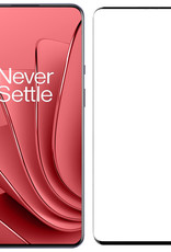 NoXx Hoes Geschikt voor OnePlus 10 Pro Hoesje Book Case Hoes Flip Cover Wallet Bookcase Met 2x Screenprotector - Zwart