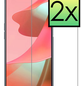 NoXx OPPO A16 Screenprotector Glas - 2 PACK