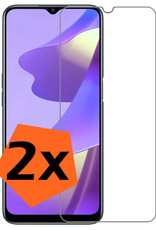 Nomfy Screenprotector Geschikt voor OPPO A16 Screenprotector Bescherm Glas Tempered Glass - Screenprotector Geschikt voor OPPO A16 Screen Protector - 2 PACK
