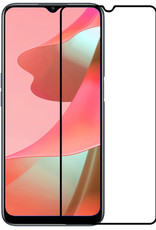 NoXx OPPO A16 Screenprotector Bescherm Glas Gehard Full Cover - OPPO A16 Screen Protector 3D Tempered Glass