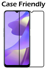 Nomfy Screenprotector Geschikt voor OPPO A16 Screenprotector Bescherm Glas - Screenprotector Geschikt voor OPPO A16 Screen Protector Tempered Glass Full Screen Full Cover - 2 PACK
