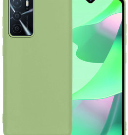 BASEY. BASEY. OPPO A16 Hoesje Siliconen - Groen