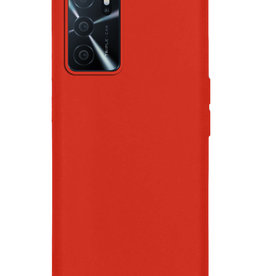 Nomfy Nomfy OPPO A16 Hoesje Siliconen - Rood