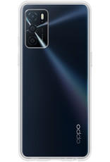 Nomfy Hoesje Geschikt voor OPPO A16 Hoesje Siliconen Cover Case - Hoes Geschikt voor OPPO A16 Hoes Back Case - Transparant