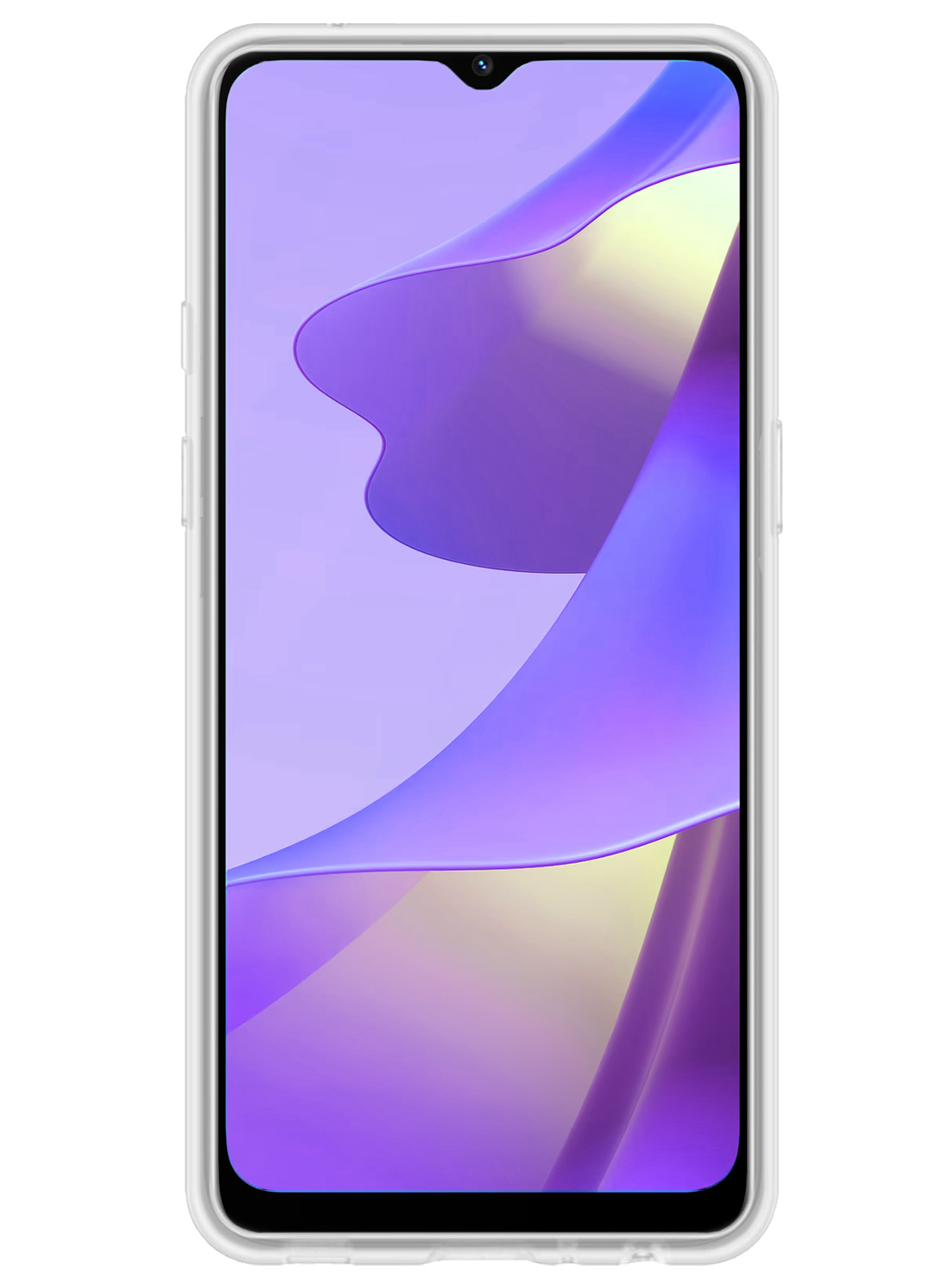 Nomfy Hoesje Geschikt voor OPPO A16 Hoesje Siliconen Cover Case - Hoes Geschikt voor OPPO A16 Hoes Back Case - Transparant